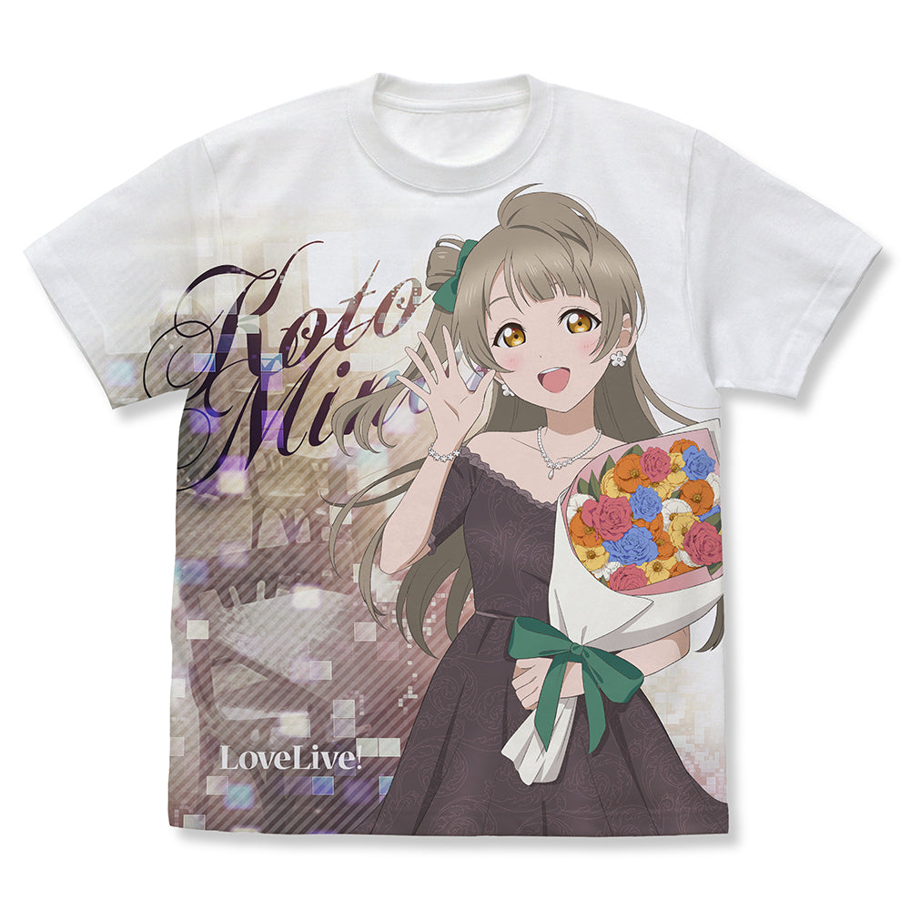 『ラブライブ!』描き下ろし 南ことり フルグラフィックTシャツ パーティードレス2025Ver. ホワイト S