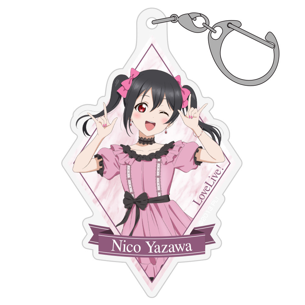 『ラブライブ!』描き下ろし 矢澤にこ アクリルマルチキーホルダー パーティードレス2025Ver.