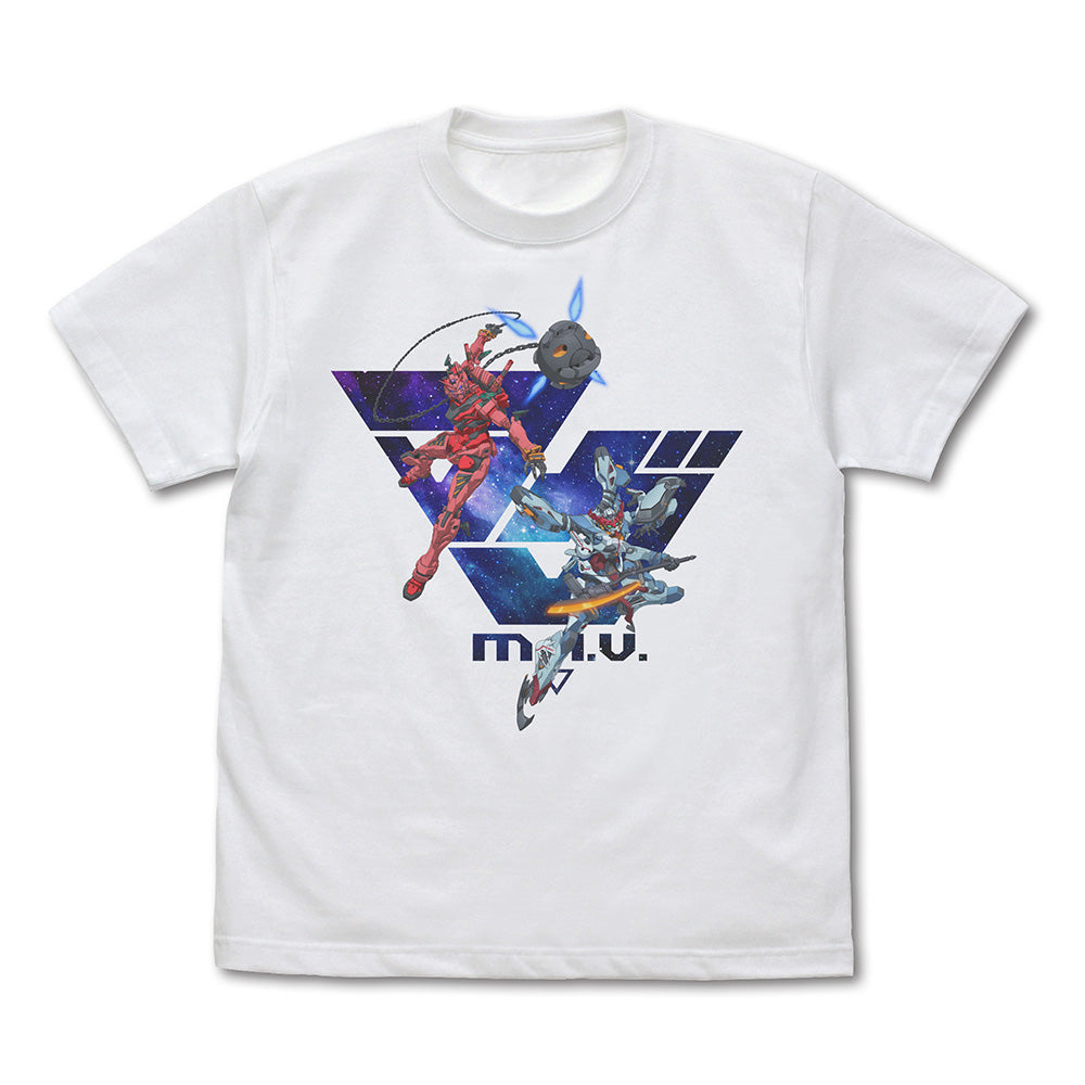 『機動戦士Gundam GQuuuuuuX』「マヴ」 フルカラーTシャツ ホワイト L
