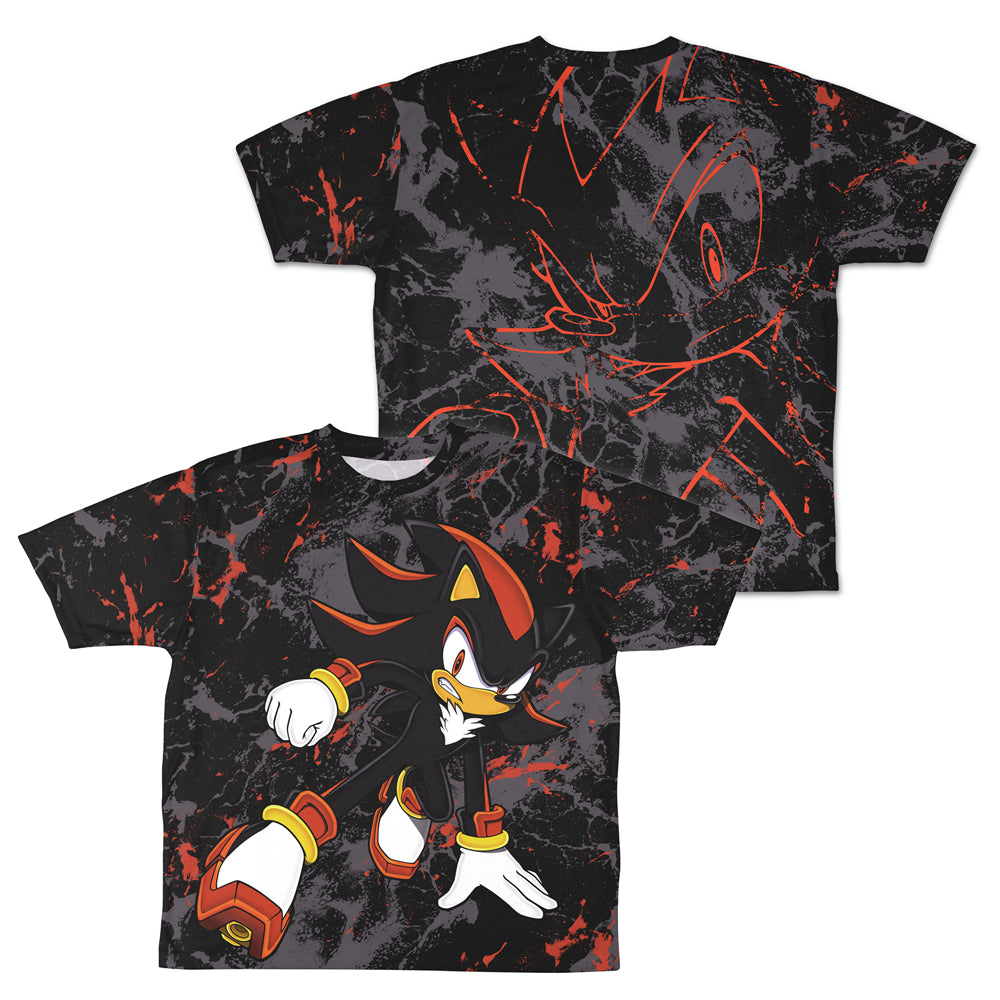 『ソニック・ザ・ヘッジホッグ』究極生命体 シャドウ 両面フルグラフィックTシャツ L