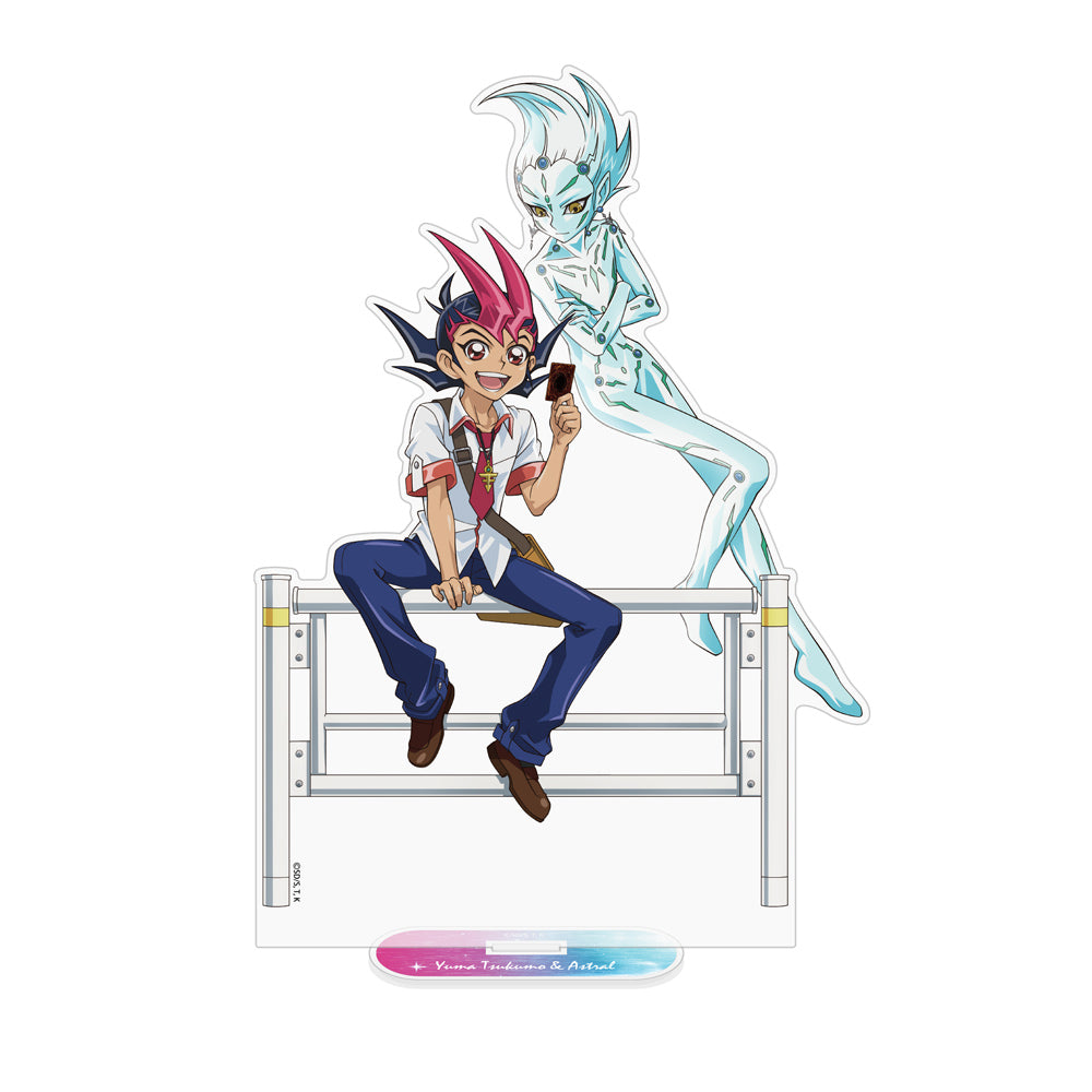 『遊☆戯☆王ZEXAL』描き下ろし 九十九遊馬&アストラル アクリルスタンド(大) オフモードの決闘者Ver.