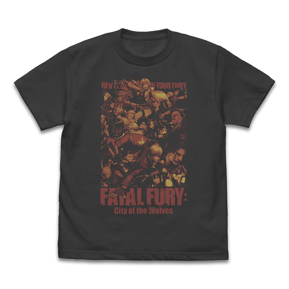 『餓狼伝説 City of the Wolves』キャラクター Tシャツ スミ L