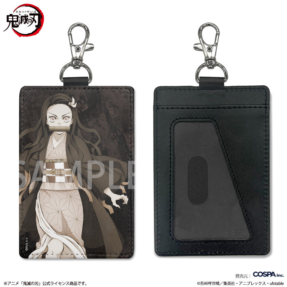 『鬼滅の刃』竈門禰豆子 パスケース(ナスカン付き)