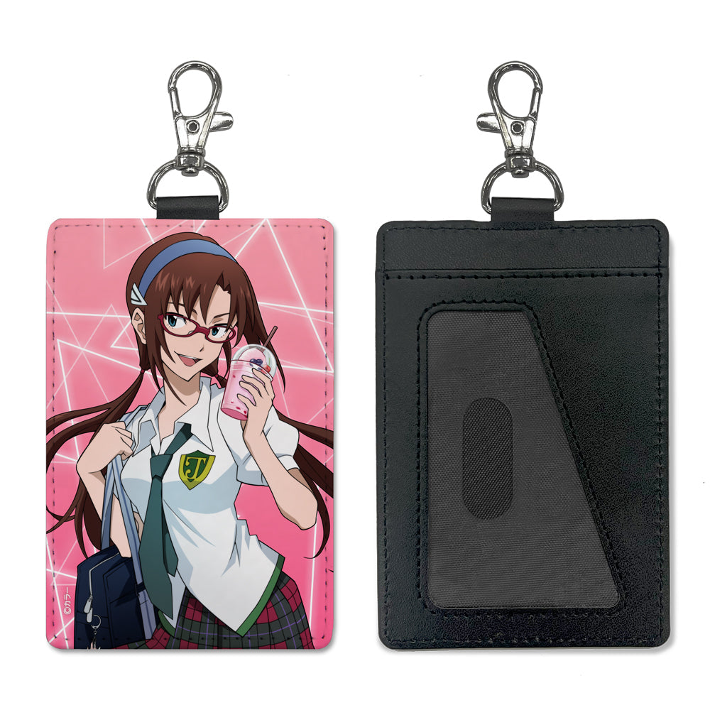 『EVANGELION』描き下ろし 真希波・マリ・イラストリアス パスケース(ナスカン付き) 制服Ver.