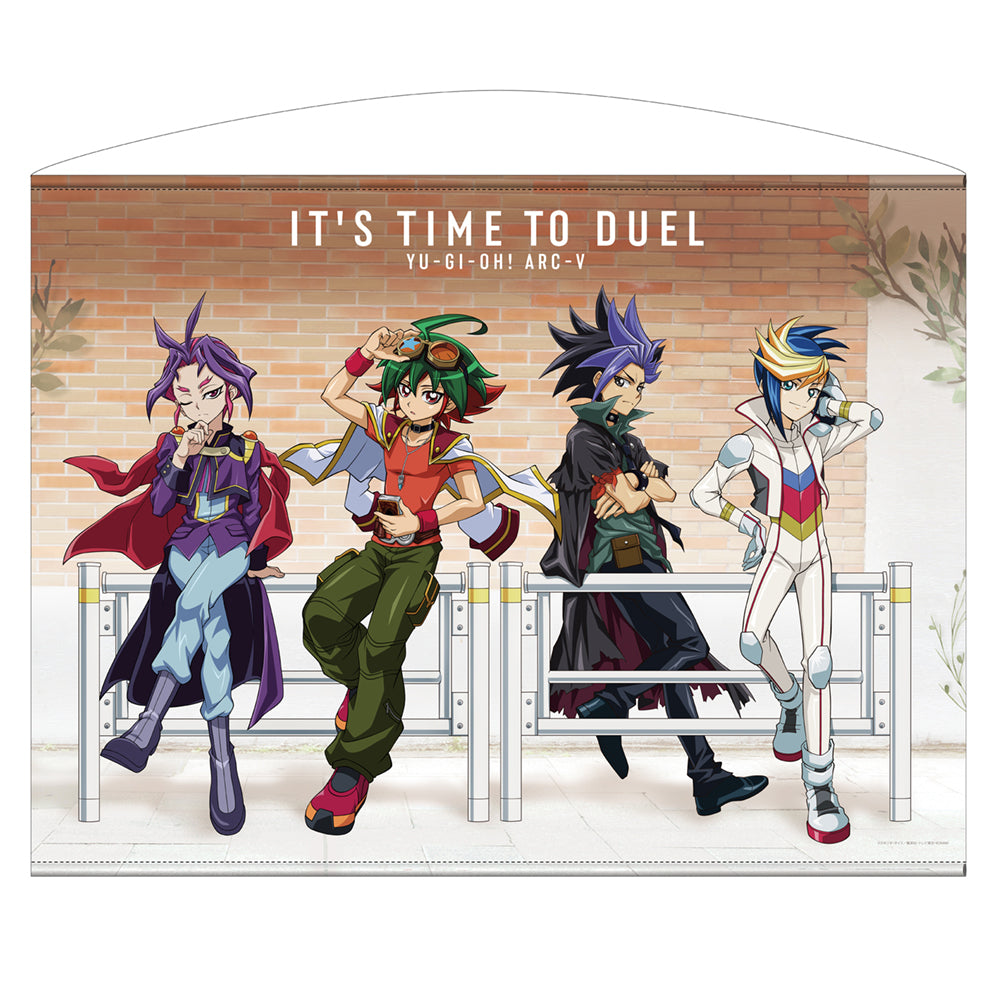 『遊☆戯☆王ARC-V』描き下ろし 遊矢&ユート&ユーゴ&ユーリ 100cmタペストリー オフモードの決闘者Ver.