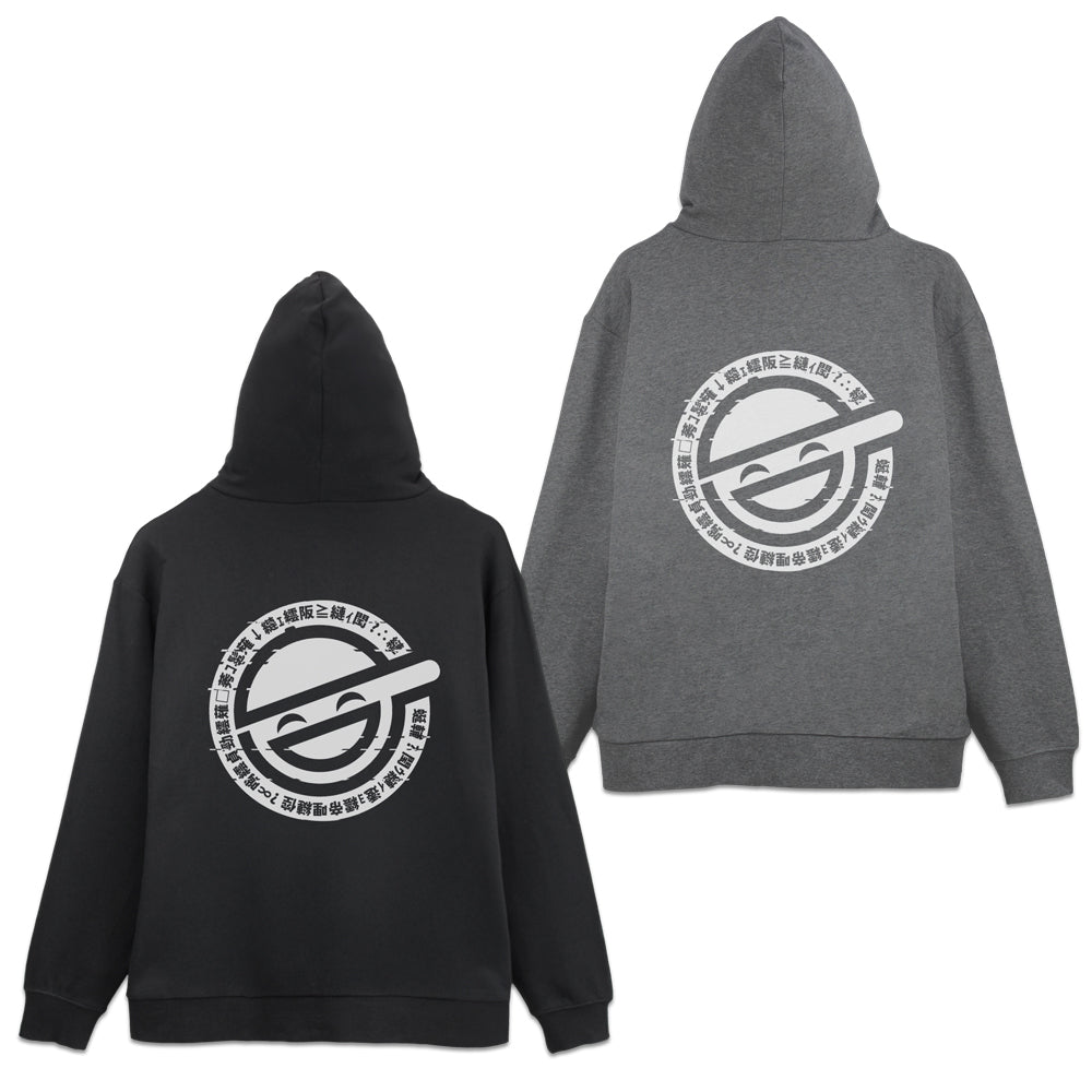 『攻殻機動隊 STAND ALONE COMPLEX』笑い男 ジップパーカー ブラック L