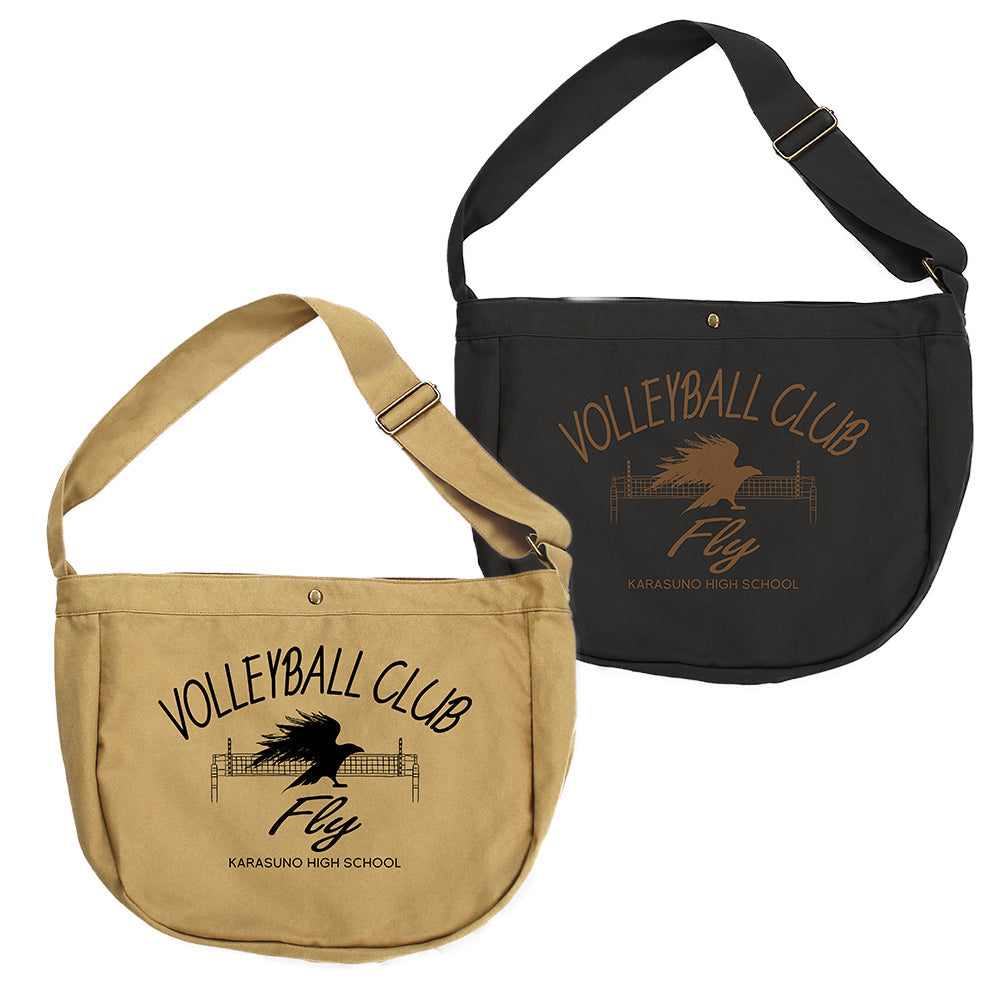 『ハイキュー!!』烏野高校排球部 ニュースペーパーバッグ ブラック