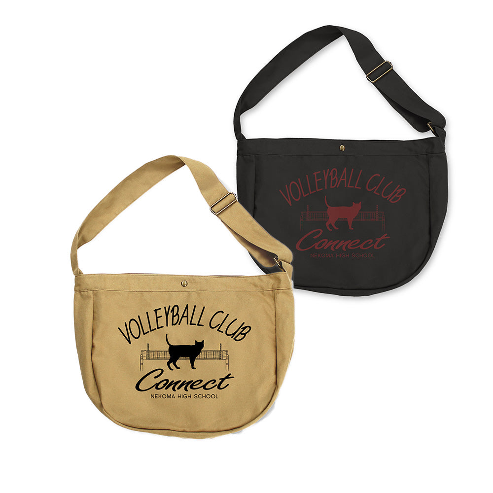 『ハイキュー!!』音駒高校バレーボール部 ニュースペーパーバッグ サンドカーキ