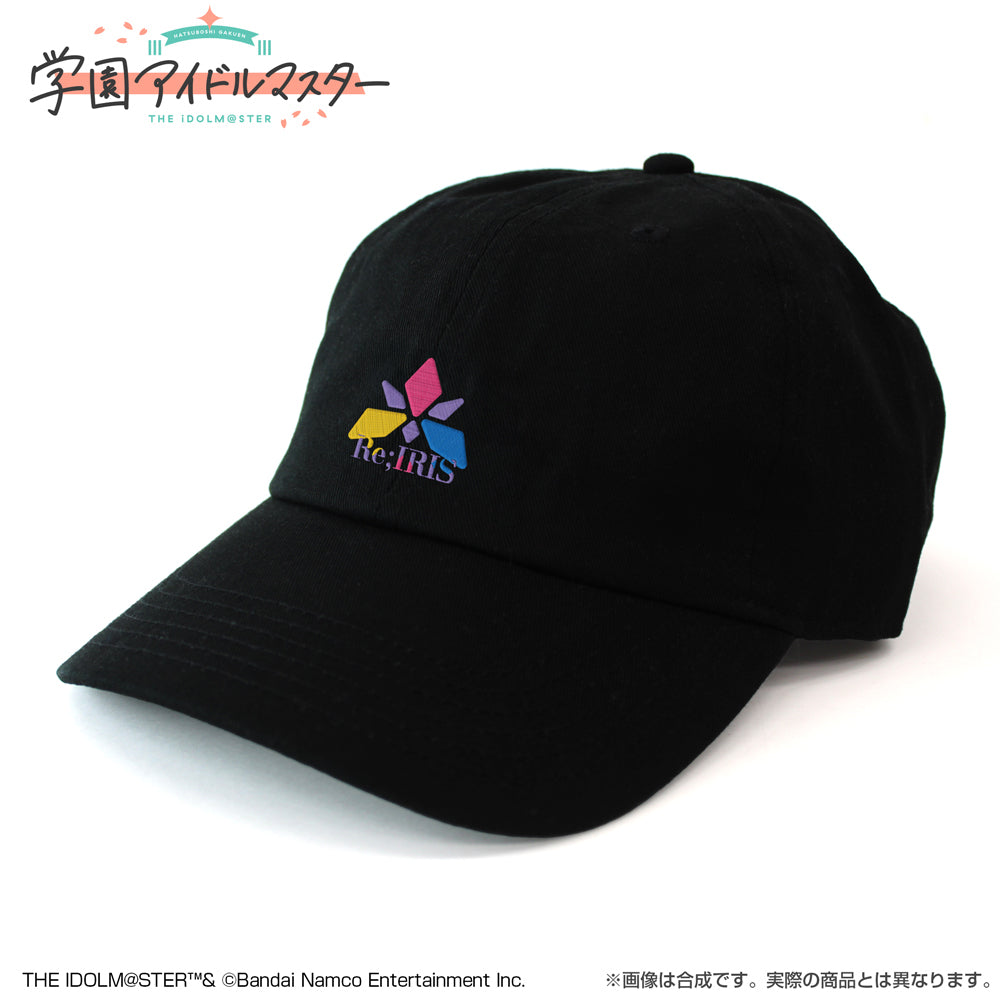 『学園アイドルマスター』Re;IRIS 刺繍ローキャップ ブラック