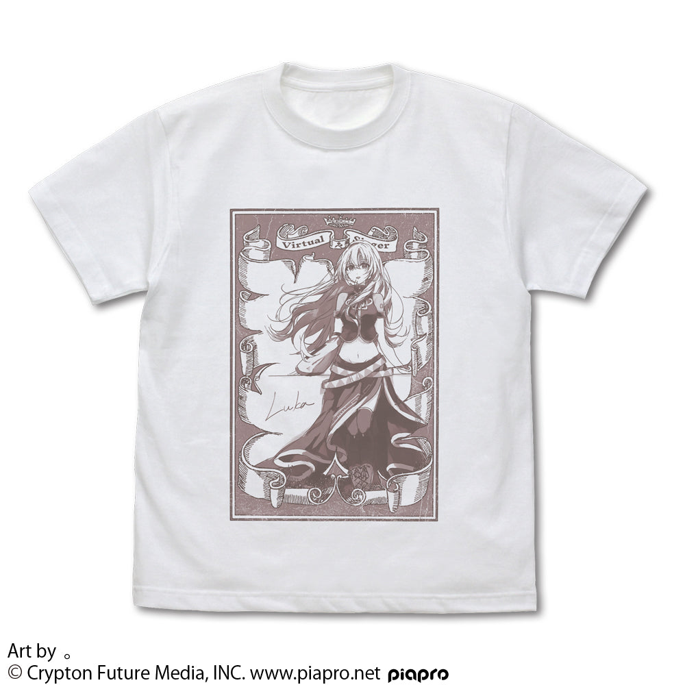 『巡音ルカ』Tシャツ 。Ver. ホワイト M