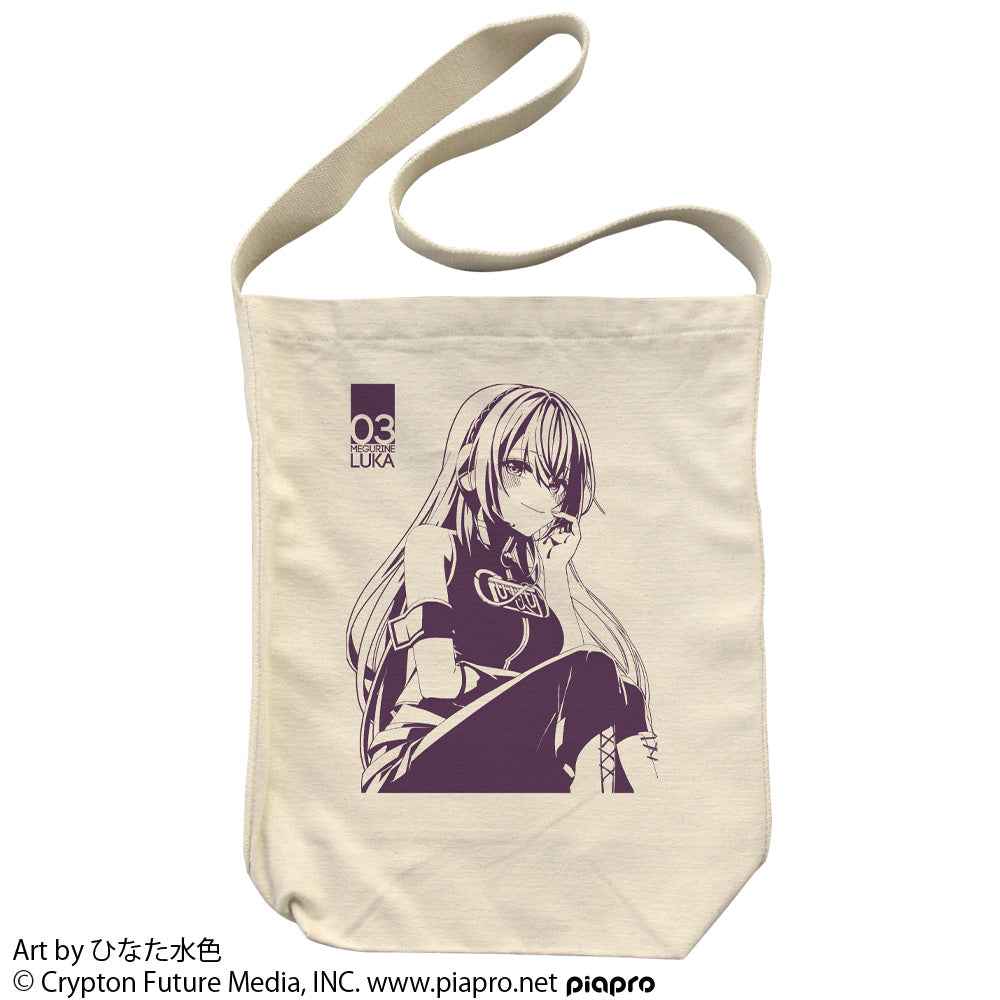 『巡音ルカ』ショルダートート ひなた水色Ver. ナチュラル