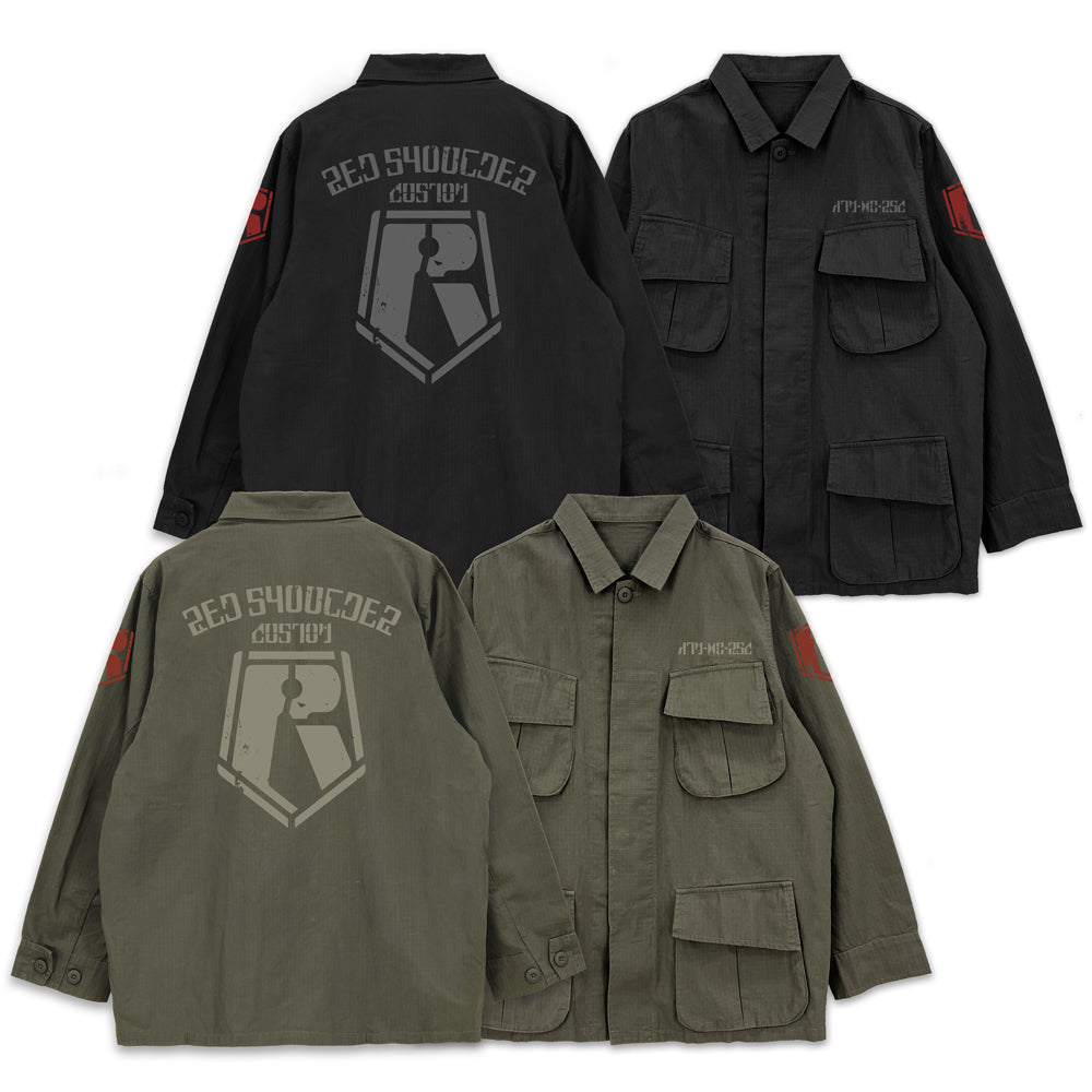 『装甲騎兵ボトムズ』レッドショルダーカスタム ファティーグジャケット モス M