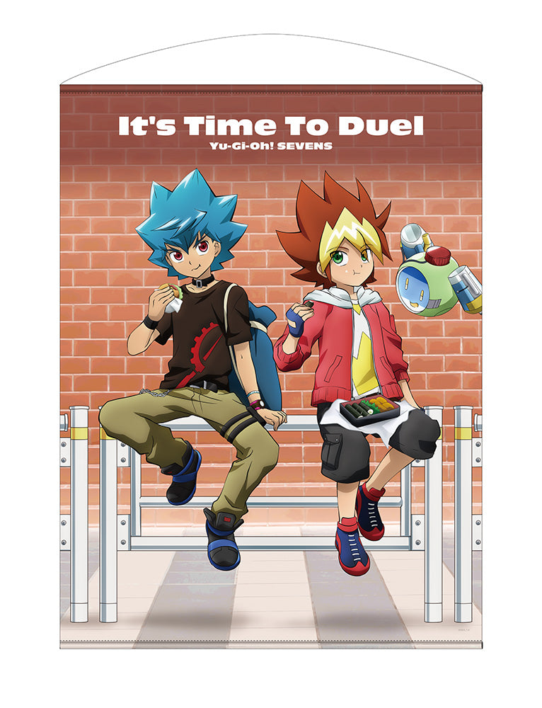 『遊☆戯☆王SEVENS』描き下ろし 王道遊我&ルーク 100cmタペストリー オフモードの決闘者Ver.