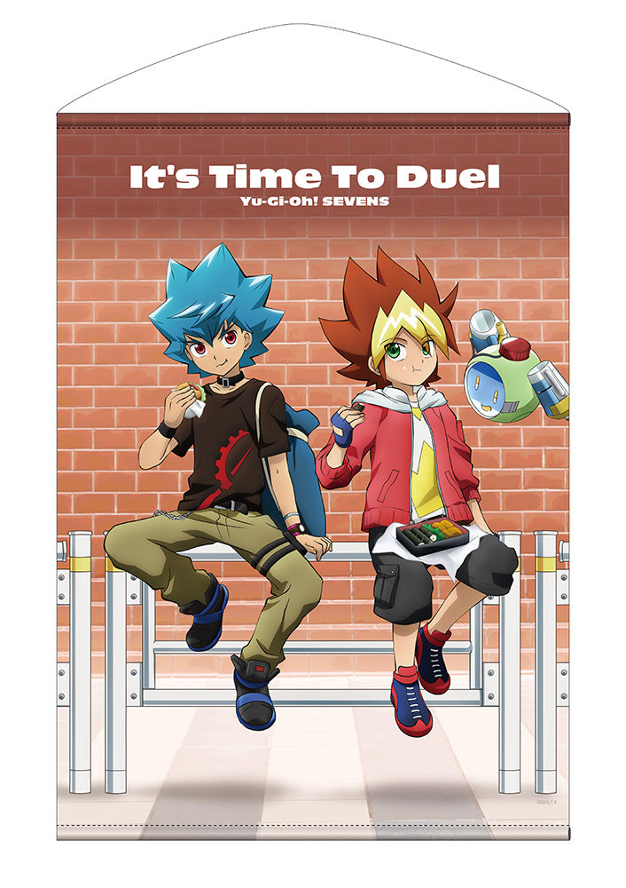 『遊☆戯☆王SEVENS』描き下ろし 王道遊我&ルーク B2タペストリー オフモードの決闘者Ver.