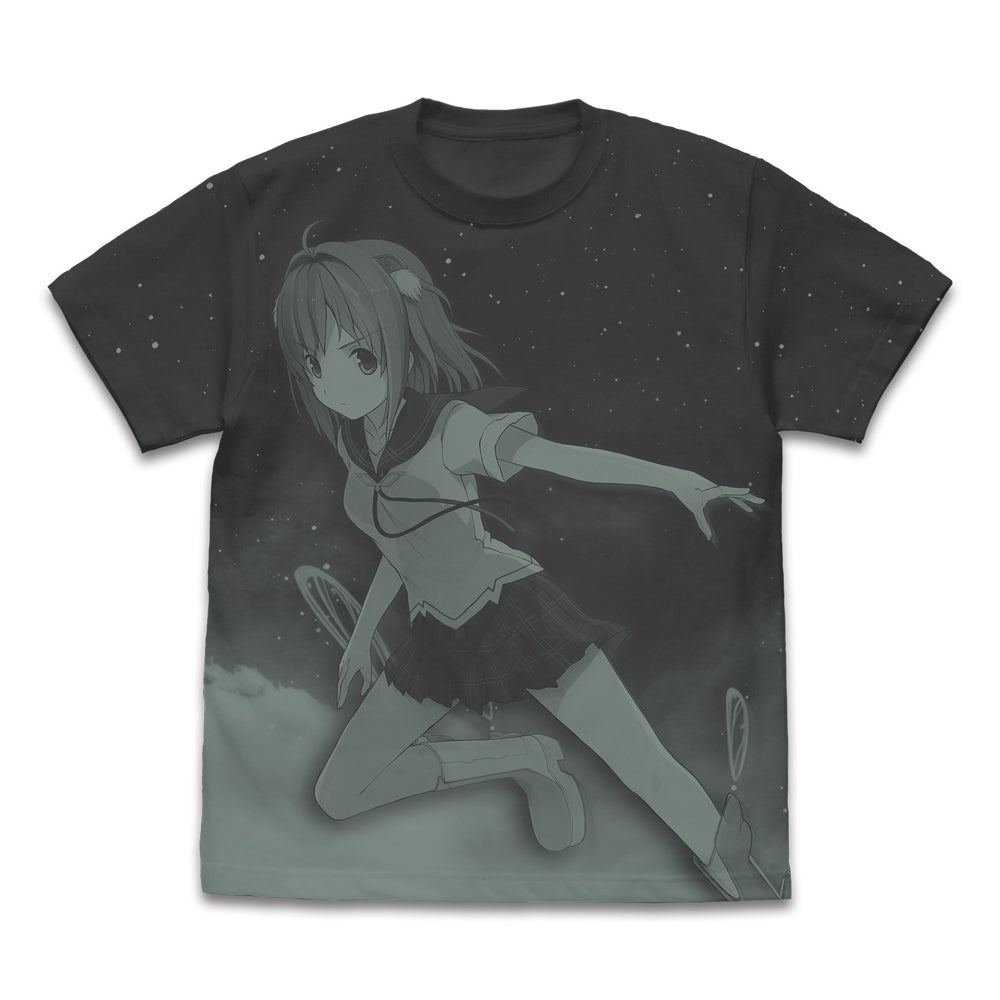 『蒼の彼方のフォーリズム』空を駆ける 市ノ瀬莉佳 オールプリントTシャツ スミ L