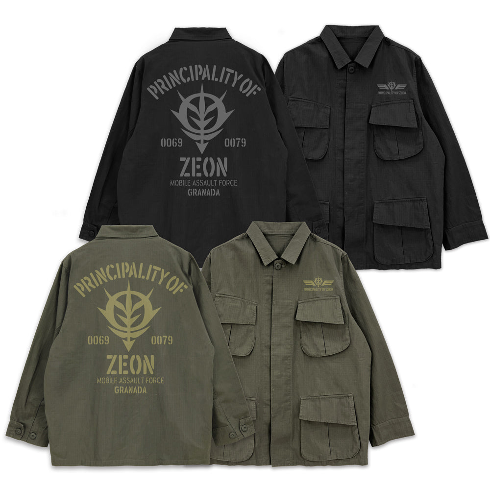 『機動戦士ガンダム』ジオン公国軍 ファティーグジャケット Ver.2.0 ブラック L