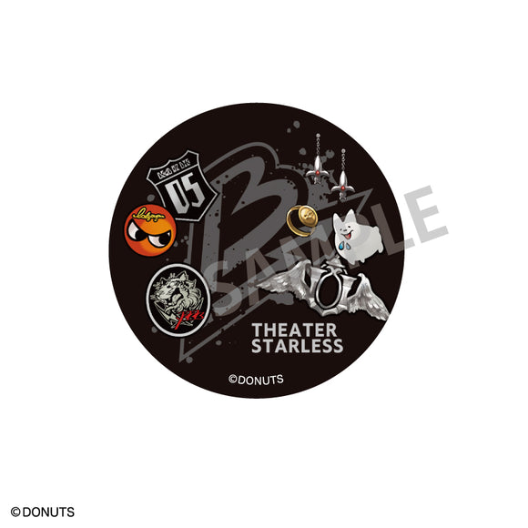 『ブラックスター -Theater Starless-』缶バッジ TeamB チームモチーフ