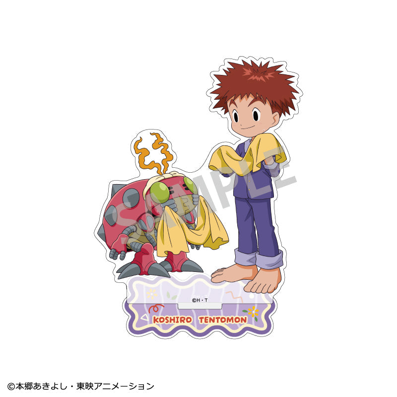 デジモン ミミ&パルモン 缶バッジ デジモンアドベンチャー』ロングスクエア缶バッジ_ 太刀川ミミ