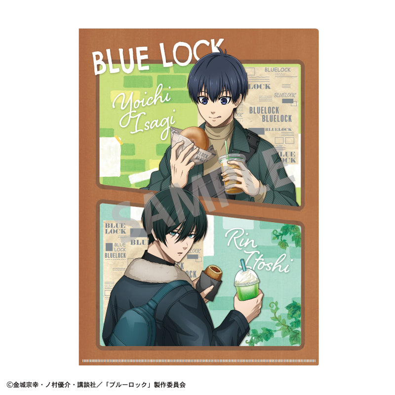『ブルーロック』A4シングルクリアファイル 潔 世一&糸師 凛/焼きたてパンとテイクアウトドリンク