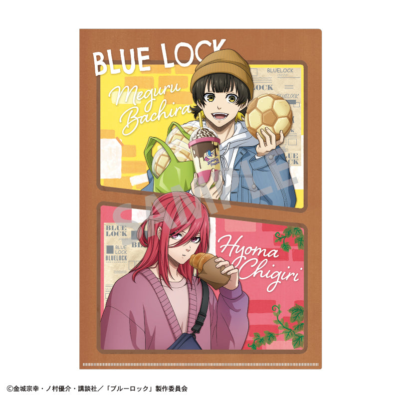 『ブルーロック』A4シングルクリアファイル 蜂楽 廻&千切 豹馬/焼きたてパンとテイクアウトドリンク