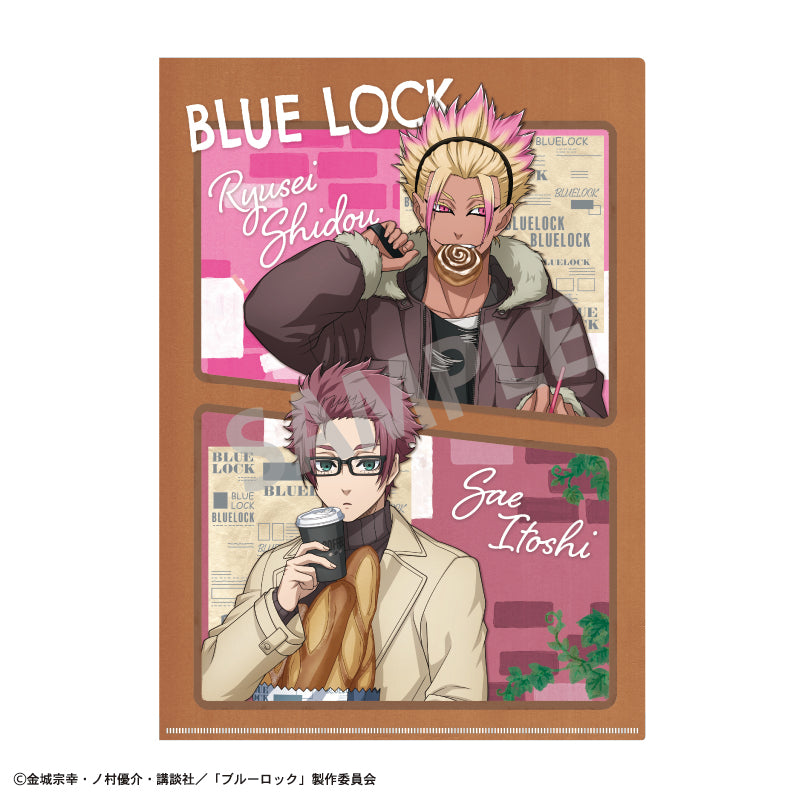 『ブルーロック』A4シングルクリアファイル 糸師 冴&士道 龍聖/焼きたてパンとテイクアウトドリンク