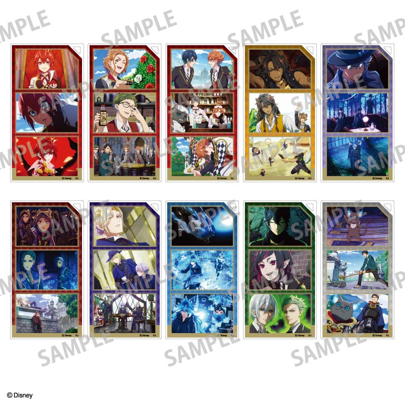 『ディズニー ツイステッドワンダーランド ザ ーション』トレーディングスリムキーホルダー 場面写【BOX】