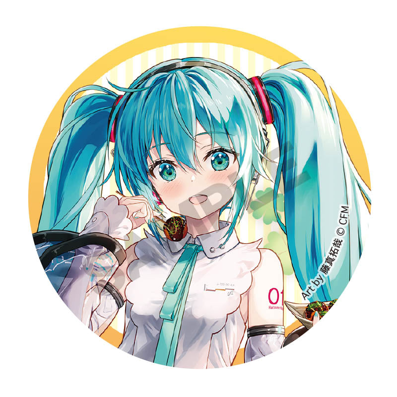 初音ミク』缶バッジ2個セット バースデー＆たこやき – Anime Store JP