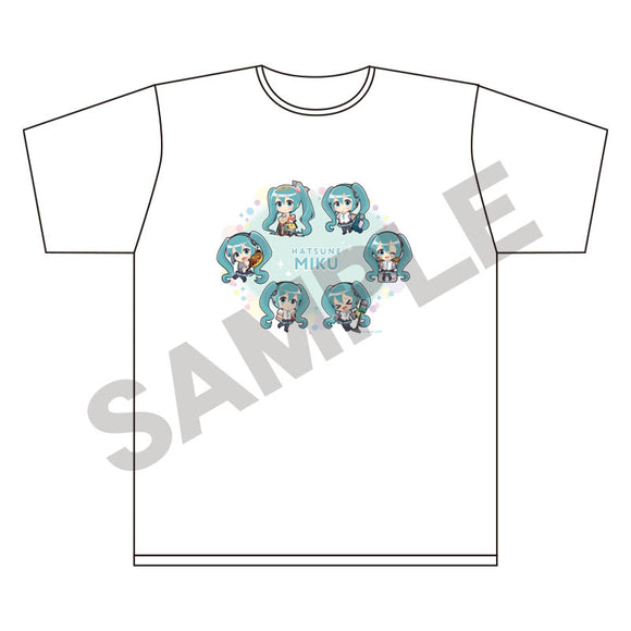 『初音ミク』Tシャツ　ミニキャラ