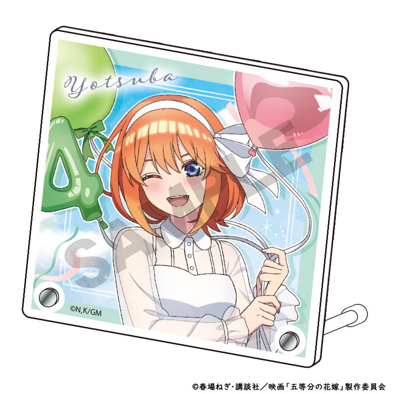 五等分の花嫁*』ホログラムスクエア缶バッジ 中野四葉 – Anime