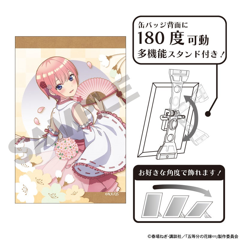 五等分の花嫁』アート缶バッジ 中野一花 桜巫女 – Anime Store