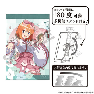 『五等分の花嫁』アート缶バッジ 中野四葉 桜巫女