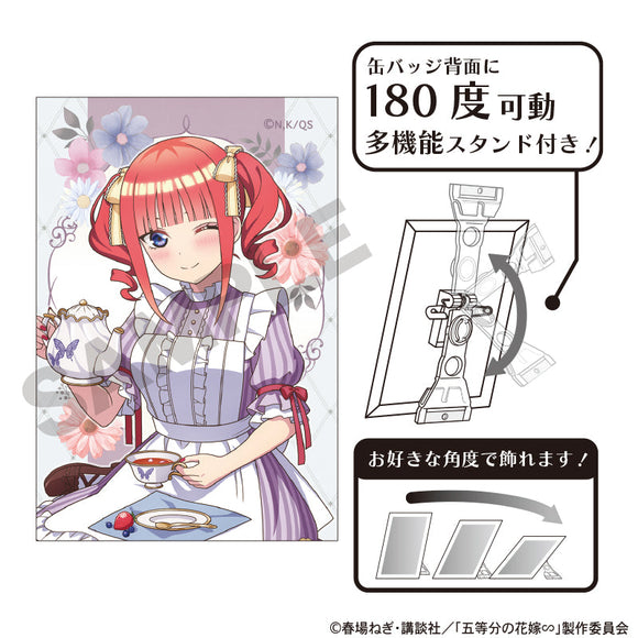 『五等分の花嫁』アート缶バッジ 中野二乃 ピクニック