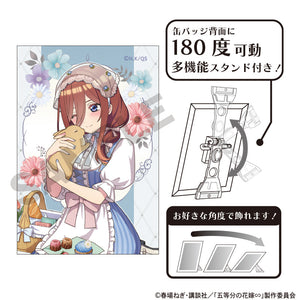 『五等分の花嫁』アート缶バッジ 中野三玖 ピクニック