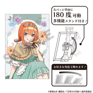 『五等分の花嫁』アート缶バッジ 中野四葉 ピクニック