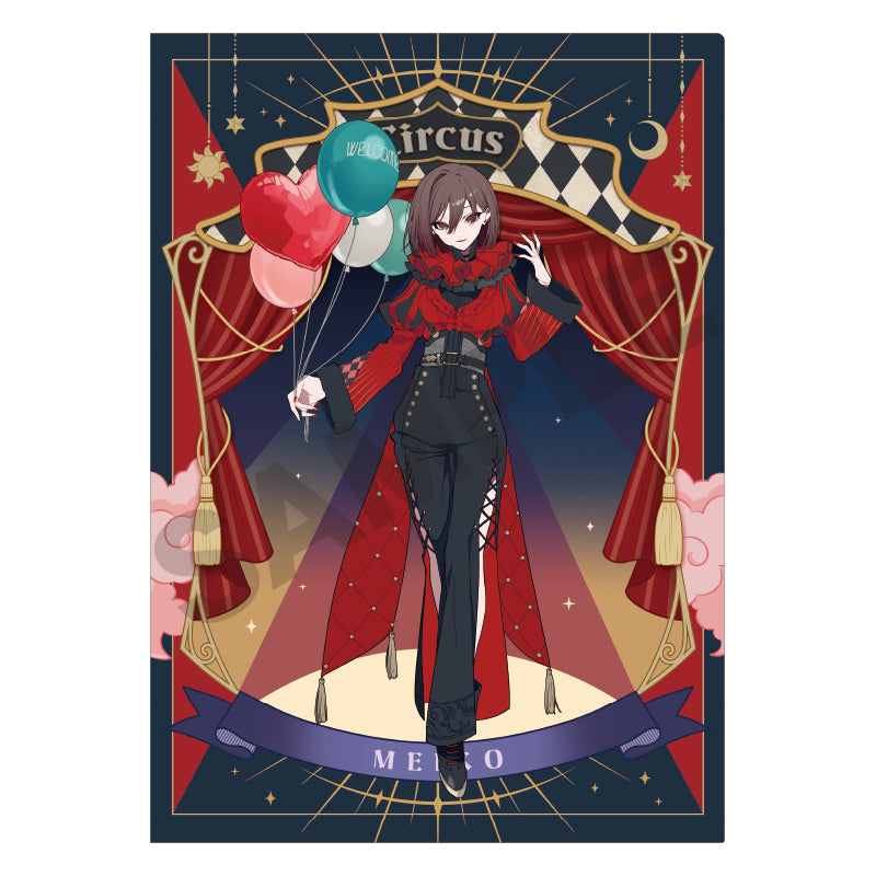 クリアファイル MEIKO 初音ミク』シングルクリアファイル MEIKO ブラックサーカス