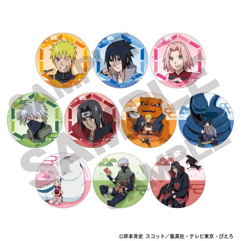 NARUTO-ナルト-疾風伝_メタリック缶バッジ /01 第1弾(全11種