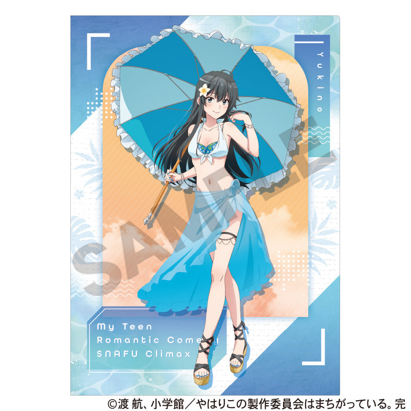『やはり俺の青春ラブコメはまちがっている。完』シングルクリアファイル 雪ノ下雪乃 水着パラソル