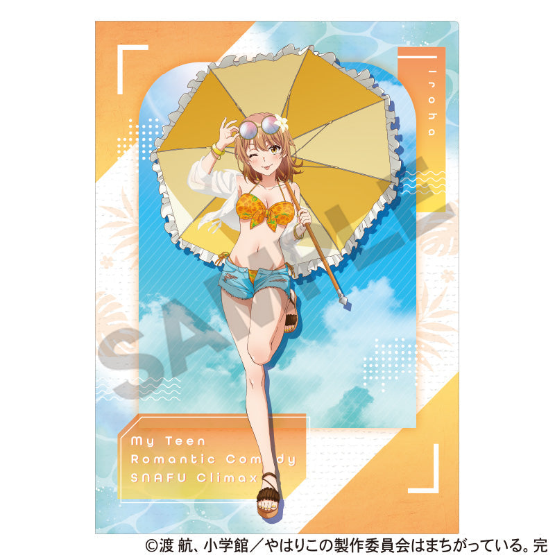 『やはり俺の青春ラブコメはまちがっている。完』シングルクリアファイル 一色いろは 水着パラソル