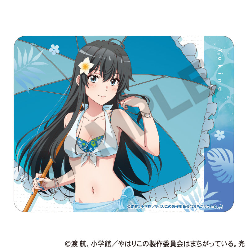 『やはり俺の青春ラブコメはまちがっている。完』マウスパッド 雪ノ下雪乃 水着パラソル