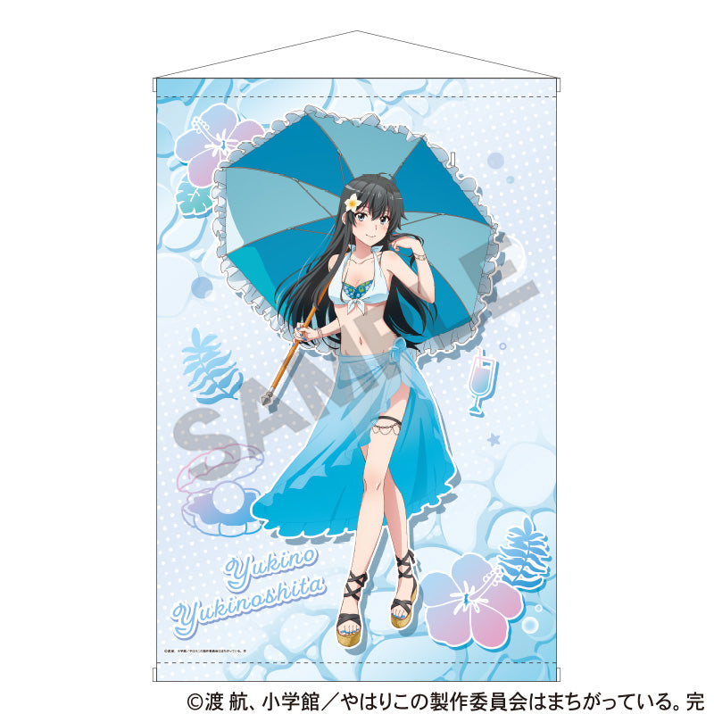 『やはり俺の青春ラブコメはまちがっている。完』B2タペストリー 雪ノ下雪乃 水着パラソル
