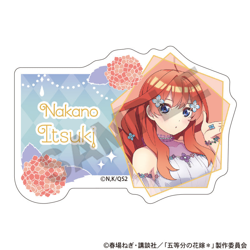 『五等分の花嫁*』アクリルネームバッジ 中野五月 紫陽花ドレス