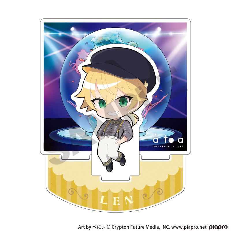 『初音ミク』ジオラマアクリルスタンド 鏡音レン レトロ☆神戸2025 ミニキャラ