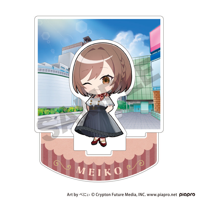 『初音ミク』ジオラマアクリルスタンド MEIKO レトロ☆神戸2025 ミニキャラ