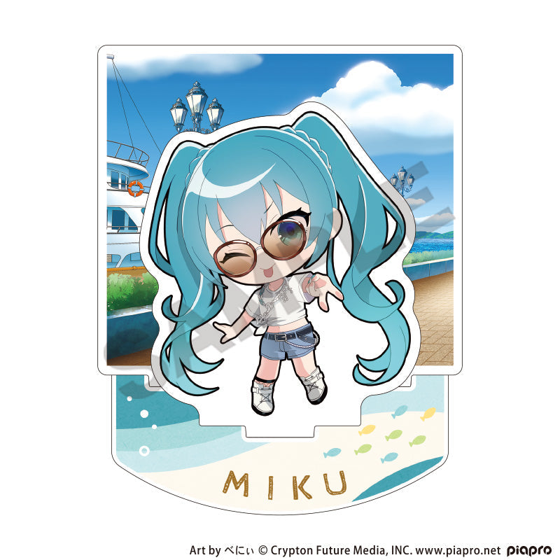 『初音ミク』ジオラマアクリルスタンド 初音ミク マリン☆神戸2025 ミニキャラ
