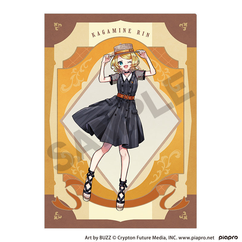 『初音ミク』シングルクリアファイル 鏡音リン レトロ☆神戸2025