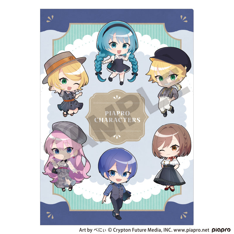 『初音ミク』シングルクリアファイル レトロ☆神戸2025 ミニキャラ