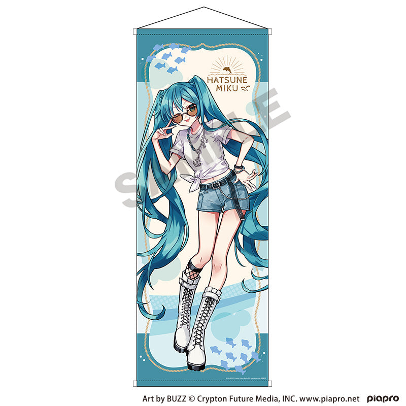 『初音ミク』等身大タペストリー 初音ミク マリン☆神戸2025