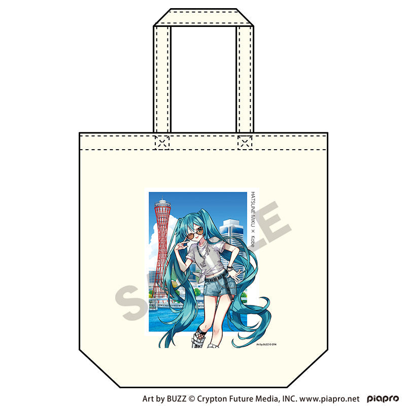 『初音ミク』トートバッグ マリン☆神戸2025