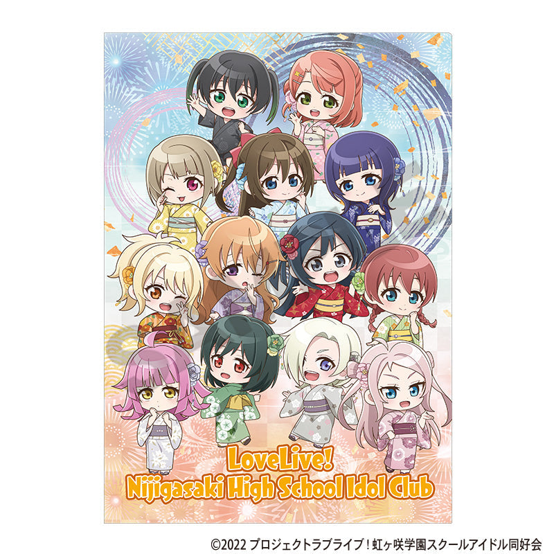 『ラブライブ!虹ヶ咲学園スクールアイドル同好会』シングルクリアファイル 夏祭り2025 ミニキャラ