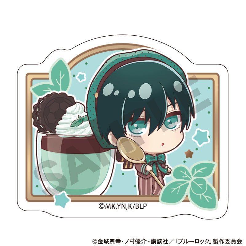 『ブルーロック』アクリルヘアクリップ 糸師凛 きゃらペコチョコミント